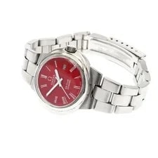 Omega — Omega DE Ville Ladymatic 30mm SS Red #C11227 — Watch — resale