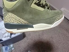 Jordan — Jordan Air 3 ’S Mid Top Lace-Up — Sneaker — resale