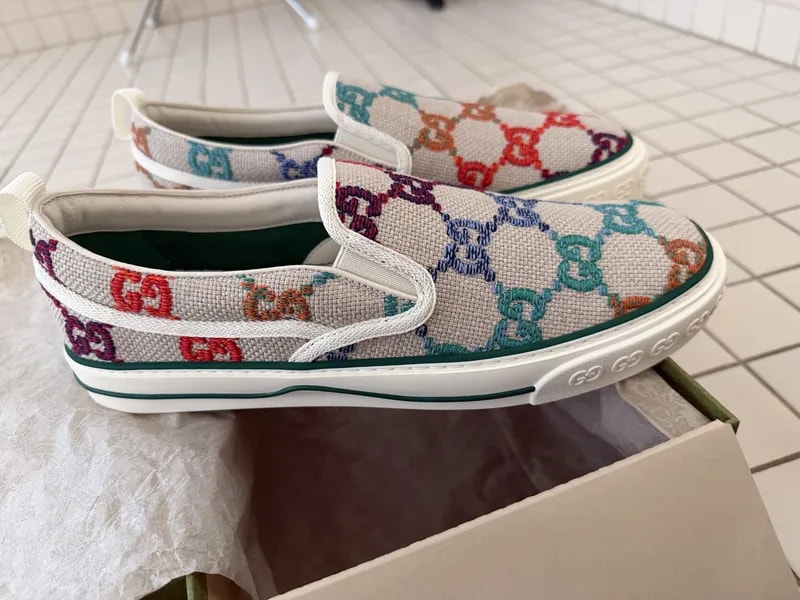 Gucci — Gucci GG Slip on Skate Style Shoe — Sneaker — resale