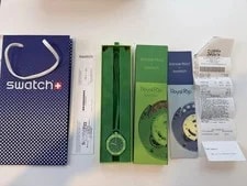 Audemars Piguet X Swatch — Audemars Piguet X Swatch Bioceramic Royal Pop Green Eight — Watch — resale