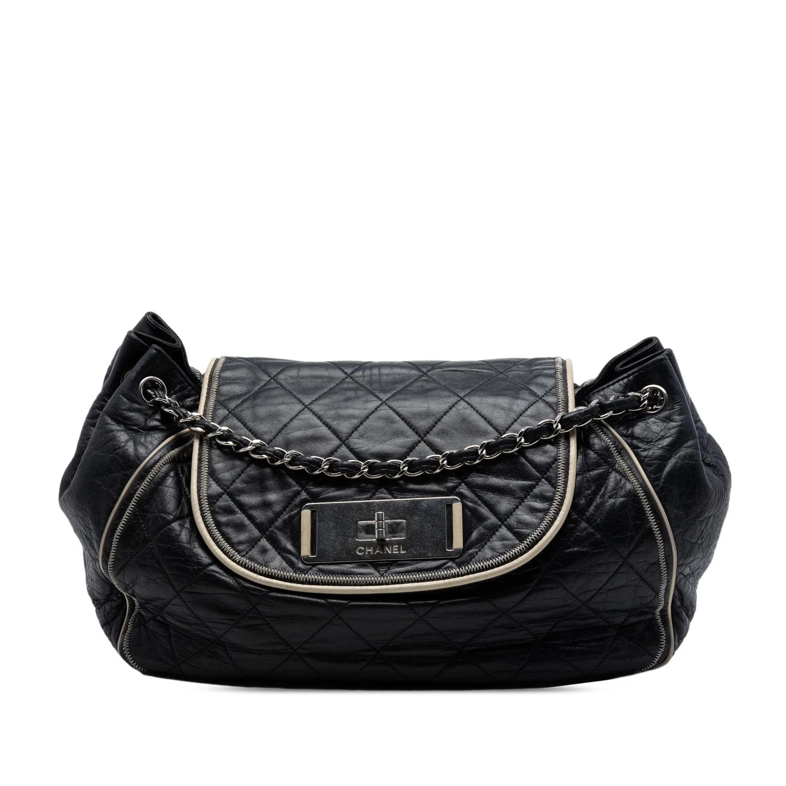 Chanel — East West Mademoiselle Accordion Flap — Handbag — resale