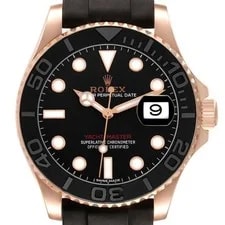 Rolex — Rolex Yachtmaster 40 Rose Gold Oysterflex 116655 — Watch — resale