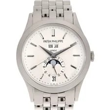 Patek Philippe — Patek Philippe Annual Calendar Moon Face 5396/1G-010 Second Hand — Watch — resale
