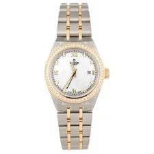 Tudor — Tudor Royal Steel & Yellow Gold Mother of Pearl Dial 28mm M28323-0001 — Watch — resale
