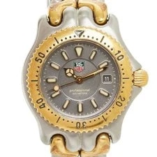 TAG Heuer Professional Sel WG1320-0 Gray Silver Gold Stainless Steel