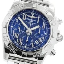 Breitling — Breitling Chronomat 44 AB0110 Chronograph Date Navy Dial Automatic 's_940073 — Watch — resale