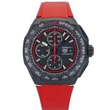 TAG Heuer — TAG Heuer Formula 1 CBZ2085.FT8093 44mm Titanium Black Red Dial Automatic #KN322 — Watch — resale