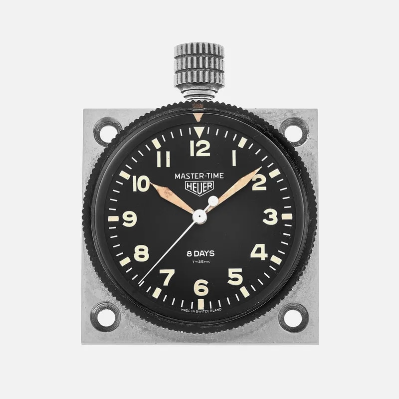 Heuer — 1960s Heuer Master-Time Dashboard Clock — Watch — resale