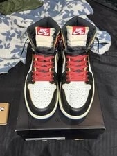 Air Jordan — Size 9.5 - Design X X Air Jordan 1 Retro OG High Varsity — Sneaker — resale