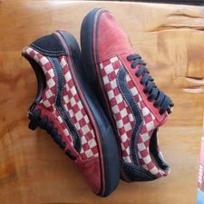 VANS — 9.5US Late 90S Custom Vans Oldskool/Checker/Us9.5 LTD Collection — Sneaker — resale