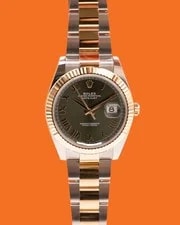 Rolex — Rolex Datejust 126333 41mm Olive Green Roman Dial Fluted Oyster Bracelet Steel — Watch — resale