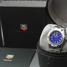 Tag Heuer — TAG Heuer 2000 WN1112 Date Blue Dial Quartz 38mm W/ Box — Watch — resale