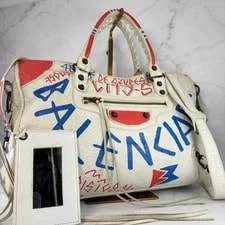 Balenciaga — Balenciaga City Graffiti 2WAY 1181 — Handbag — resale
