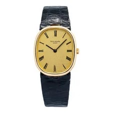 Patek Philippe — Patek Philippe Golden Ellipse 3548 Champagn Dial Yellow Gold Auto 27x32mm — Watch — resale