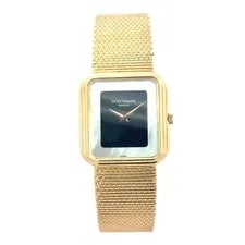 Patek Philippe — Patek Philippe Geneve 3851/1 Onyx Nacre Mother of Pearl 18k Yellow Gold — Watch — resale