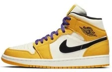 Jordan — Jordan 1 Mid Lakers Top 3 852542-005 — Sneaker — resale