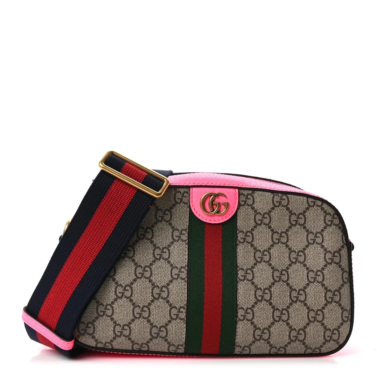 Gucci — Textured Dollar Web Ophidia Small Crossbody — Handbag — resale