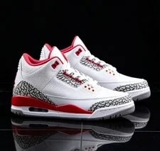 Jordan — Jordan 3 Retro "Cardinal " Basketball Shoes — Sneaker — resale