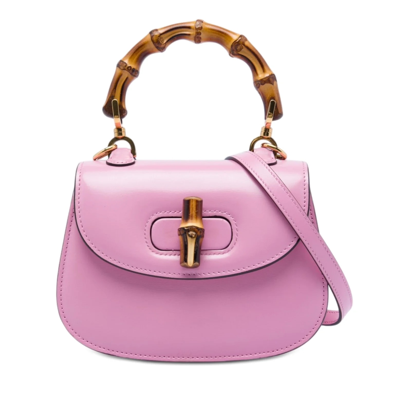 Gucci — Mini Web 1947 Bamboo Top Handle — Handbag — resale