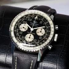 Breitling — Breitling Navitimer Cosmonaute 809 Black Stainless Steel 24H 41mm — Watch — resale