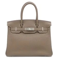 Hermès — Hermes Birkin 30 Etope SilverMetal Gurege T 【U — Handbag — resale