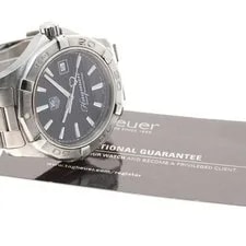 Tag Heuer — TAG Heuer Aquaracer WAP201Y 42mm SS Black Dial Automatic Date #C630 — Watch — resale