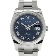 Rolex — Rolex Datejust 116200 36mm Stainless Steel Blue #WW1465 — Watch — resale
