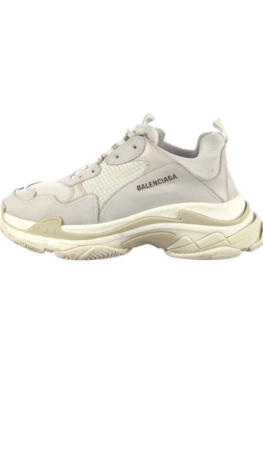 Balenciaga — Balenciaga Triple S Ceam With Box and Dust Bag — Sneaker — resale