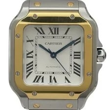 Cartier — Cartier Santos D' LM WSSA0018 Silver Stainless Steel Automatic #OK654 — Watch — resale