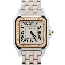 Cartier — 2022 Papers Cartier Panthere Diamond 29mm 18K Steel Quartz 4119 W3PN0007 BOX — Watch — resale