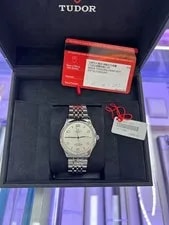 Tudor — Tudor 1926 m91550 Auto 39mm Sliver Dial Gold Number Warrant Card — Watch — resale