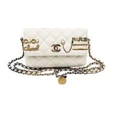 Chanel — Chanel AP2509 Strass Signature Flap Chain Crossbody 31 123364342 — Handbag — resale