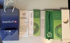 Audemars Piguet X Swatch — Audemars Piguet X Swatch Green Eight SSX03G100N 100% Auth — Watch — resale
