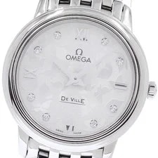 Omega — Omega de Ville Prestige 424.20.24.60.58.001 Gold Dial Quartz Watch_955699 — Watch — resale