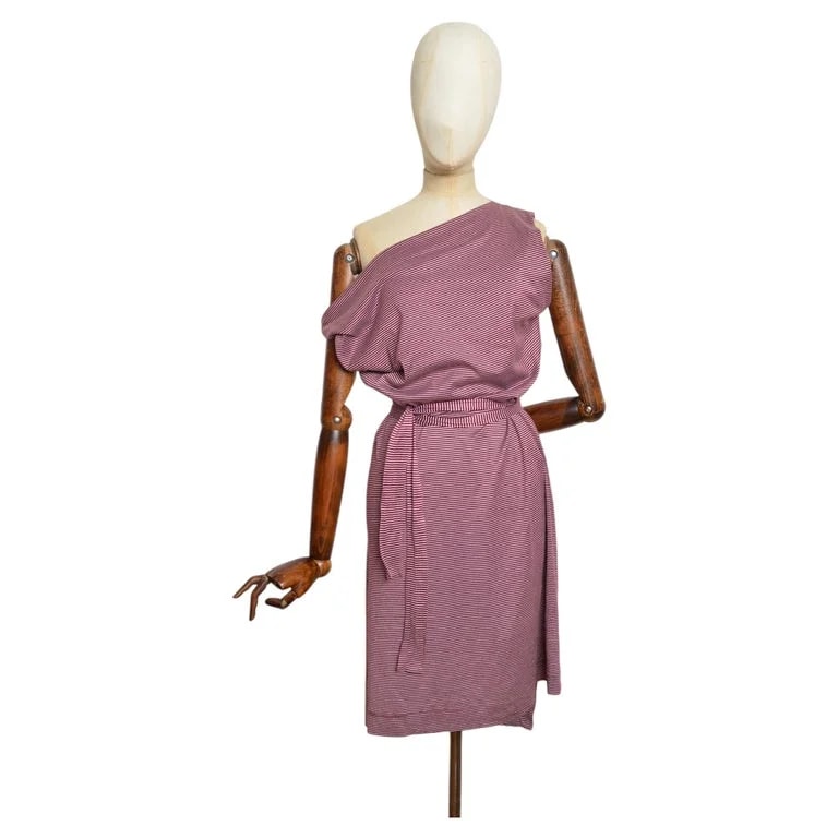 Vivienne Westwood — Vivienne Westwood Label Striped Off Shoulder Dress — Clothing — resale