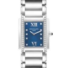 Patek Philippe — Patek Philippe Twenty-4 Steel Blue Dial Diamond 4910 4910A — Watch — resale