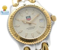 Tag Heuer — TAG Heuer Professional 200 WG1221-K0 S/el Gold Bezel 35mm Qz — Watch — resale
