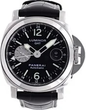 Panerai — Panerai Luminor PAM00088 Stainless Steel Black Dial 44mm Automatic Watc — Watch — resale