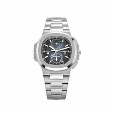 Patek Philippe — Patek Philippe Nautilus 5990/1A-011 'Travel Time' Flyback Chronograph Stainless — Watch — resale