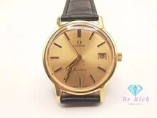 Omega — Omega Genève 136.0099 Gold Dial Leather Band — Watch — resale