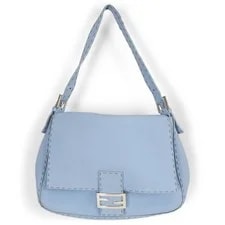 Fendi — 74070 Auth Fendi Celeste Roma Mama Baguette — Handbag — resale