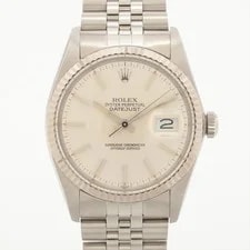 Rolex — Rolex Datejust 16014 Ss×wg SS AT Silver-Face — Watch — resale