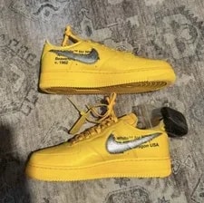 Off-White — Off-White X Air Force 1 Low ‘Lemonade’ Size 11.5 M — Sneaker — resale