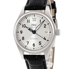 IWC — IWC Pilot Automatic 36 IW324007 Silver Sunray Date Arabic — Watch — resale