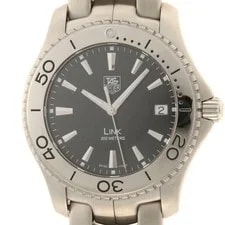 TAG Heuer — TAG Heuer Link WJ1110-0 Stainless Steel Black Dial Quartz — Watch — resale