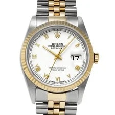 Rolex — Rolex Datejust 16233 36mm Stainless Steel White #WW1562 — Watch — resale