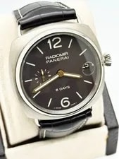Panerai — Panerai Radiomir 8 Days PAM00346 PAM 346 Titanium Black Leather Strap 45mm — Watch — resale