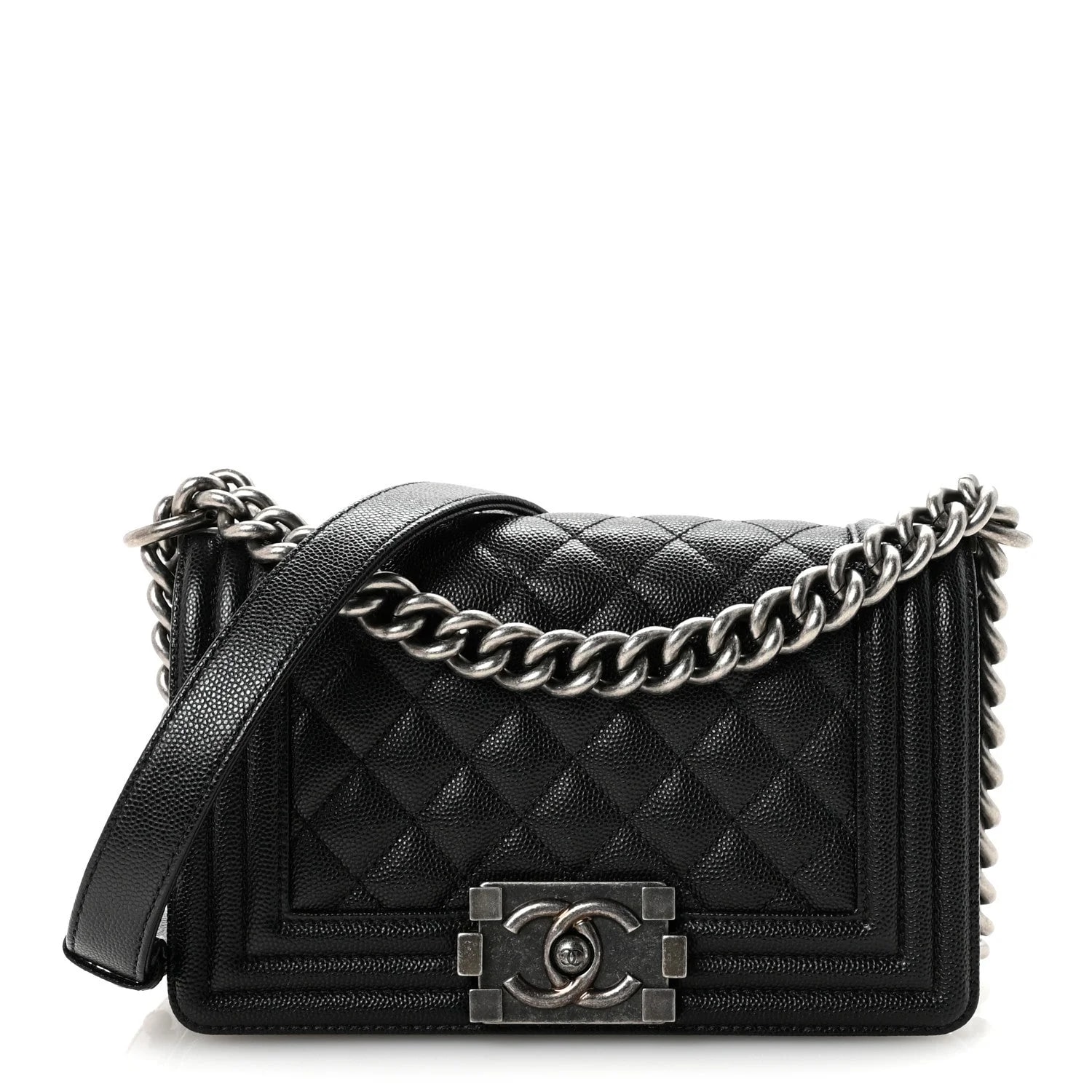 Chanel — Quilted Medium Boy Flap — Handbag — resale