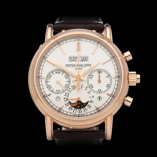 Worldofluxuryus — Patek Philippe Perpetual Calendar Split-Seconds Chronograph 18K Rose Gold ’s — Watch — resale