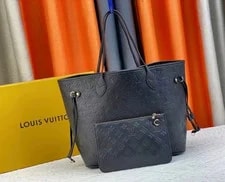 Louis Vuitton — Louis Vuitton Neverfull Embossed W/ Hardware — Handbag — resale